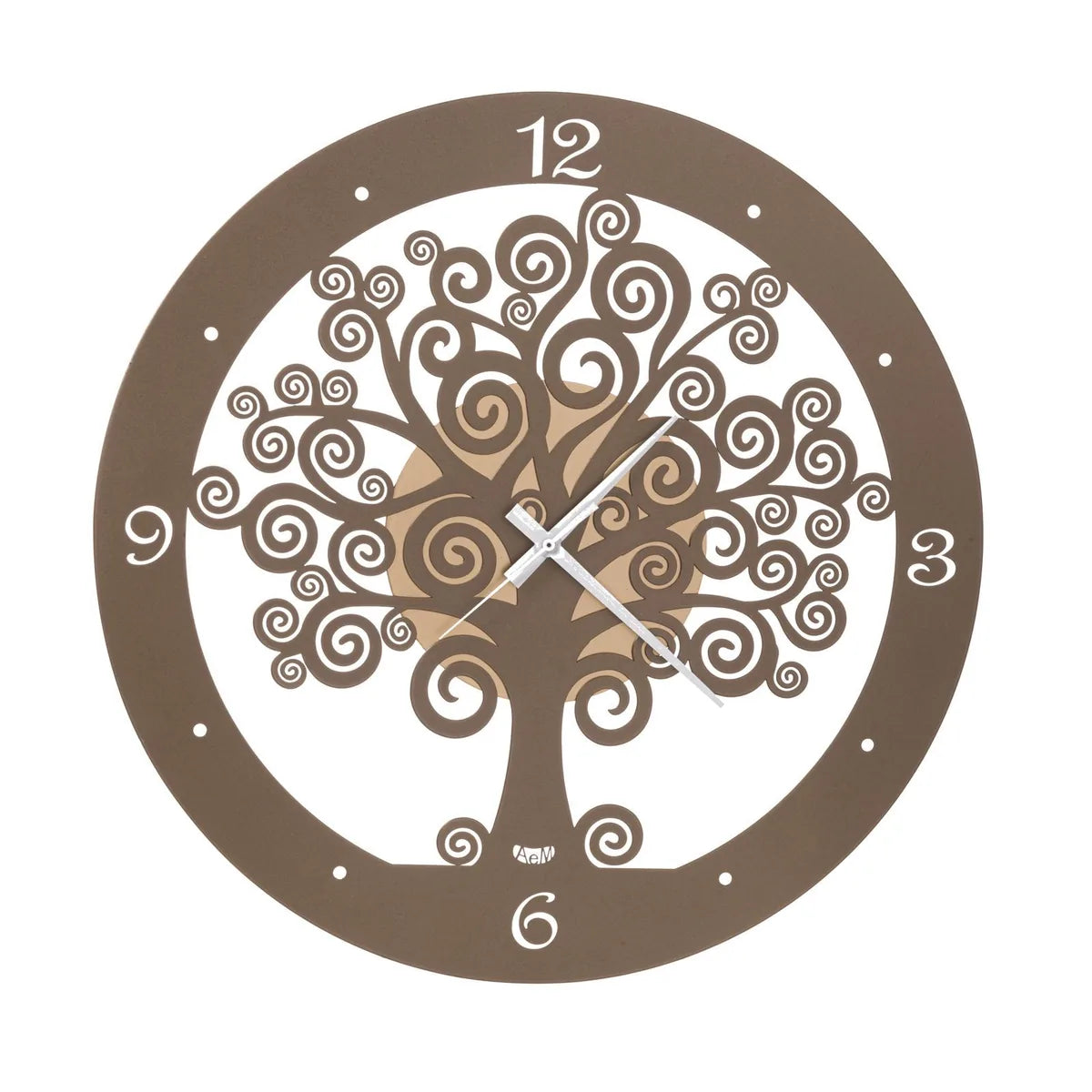 Arti & Mestieri orologio da parete Albero della Vita grande diametro 55 cm design italiano