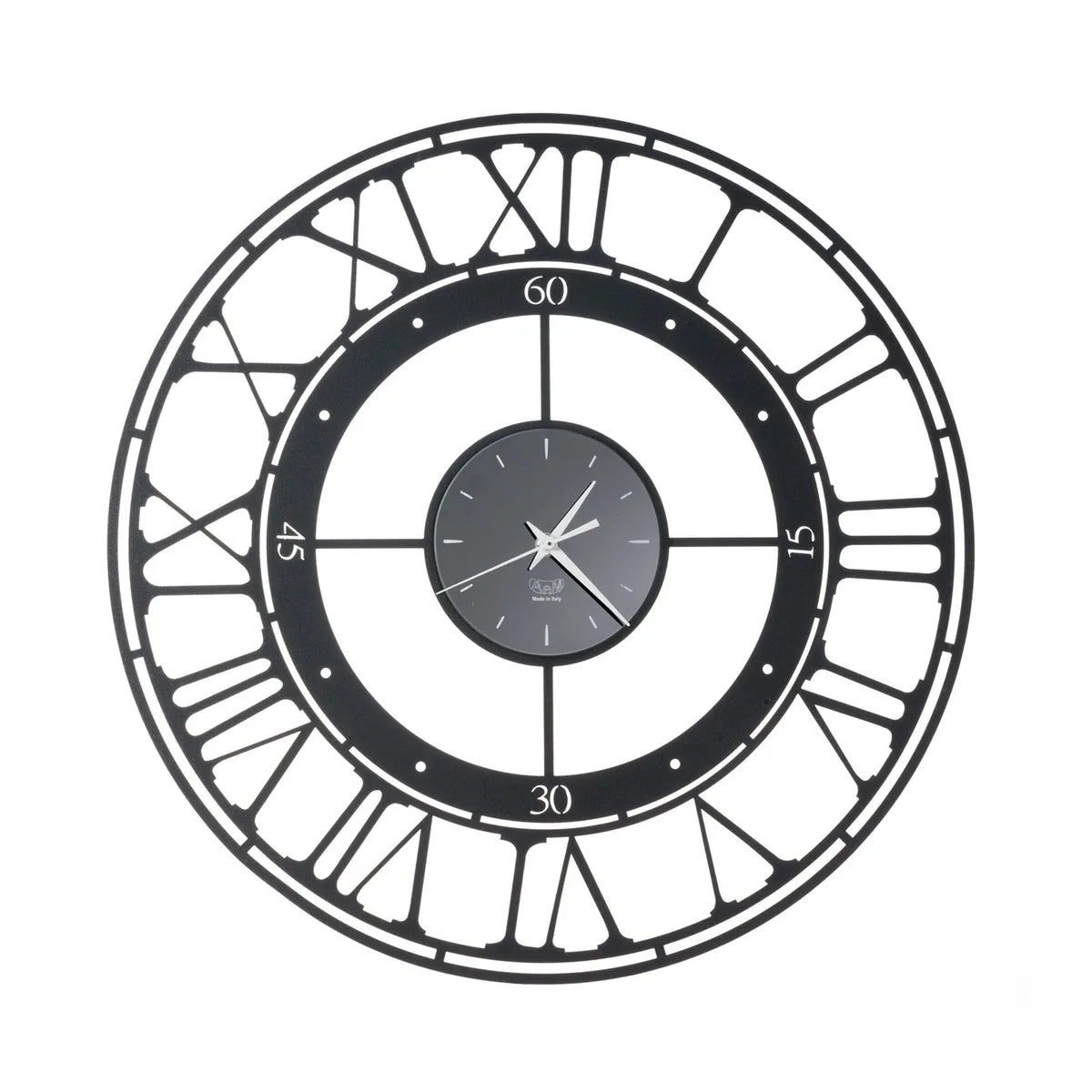 Arti & Mestieri orologio da parete Koros 50 design essenziale numeri romani