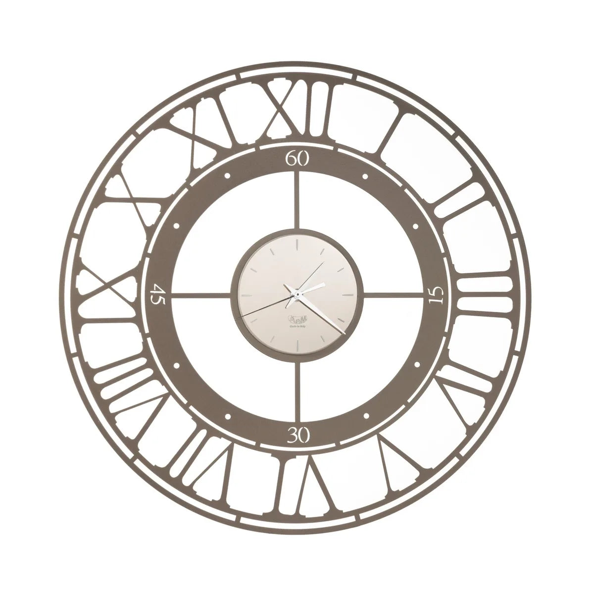Arti & Mestieri orologio da parete Koros 50 design essenziale numeri romani
