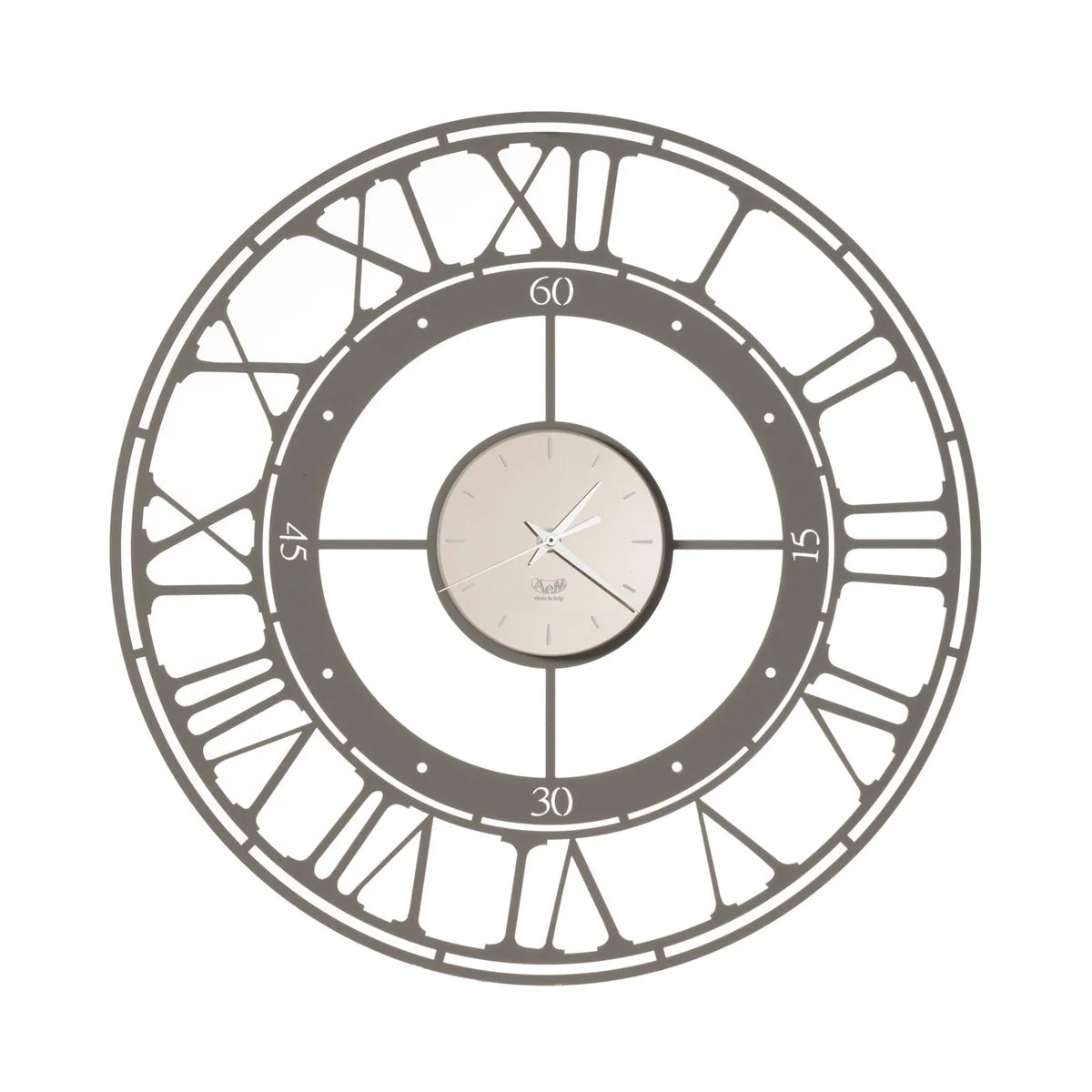 Arti & Mestieri orologio da parete Koros 50 design essenziale numeri romani