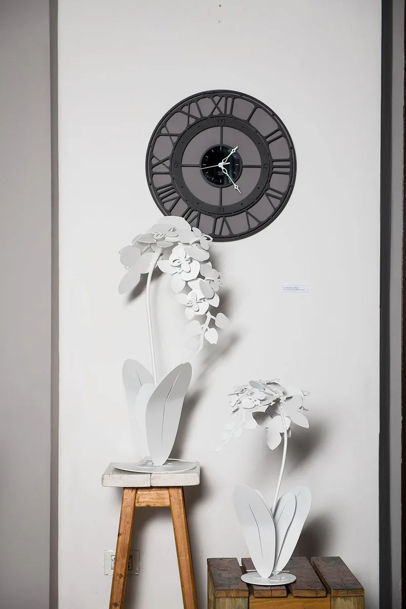 Arti & Mestieri orologio da parete Koros 50 design essenziale numeri romani
