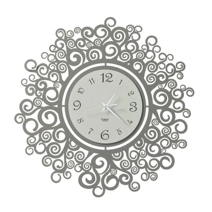 Arti & Mestieri orologio da parete design Fonte della Vita con Albero della Vita, metallo, finitura naturale