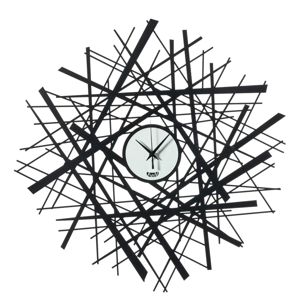 Arti & Mestieri Orologio Shanghai da parete design orientale con linee intrecciate