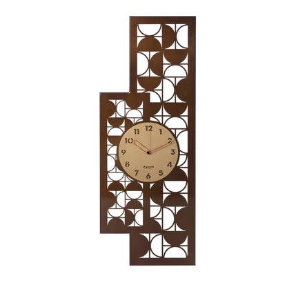Arti & Mestieri Orologio di design da parete Vogue ferro oro laccato caramello industrial 90 cm