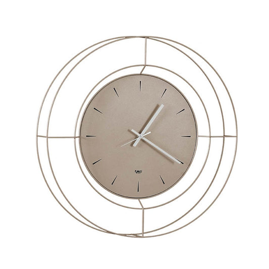 Arti & Mestieri orologio da parete Nudo Piccolo colore sabbia in ferro lavorato artigianalmente
