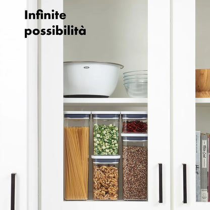 OXO Contenitore Alimentare POP ermetico trasparente con coperchio - Stilmobili