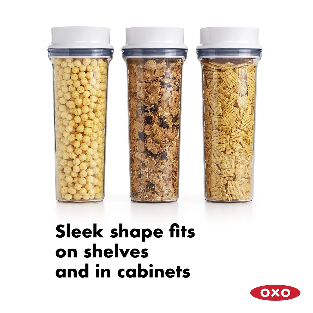 OXO Contenitore Alimentare Ermetico in plastica trasparente con coperchio a pressione