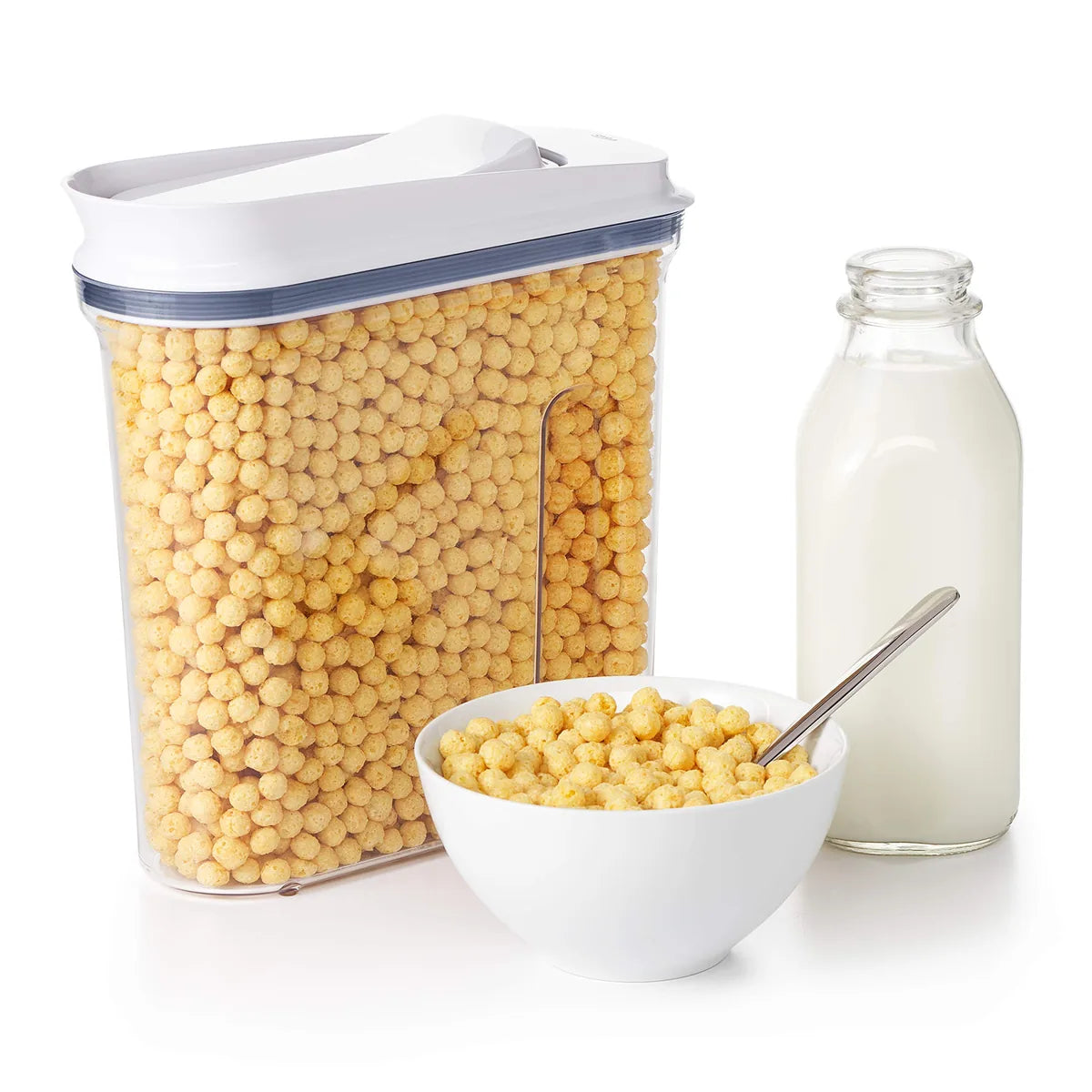 OXO Contenitore Alimentare Ermetico in plastica trasparente con coperchio a pressione