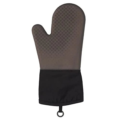 OXO Guanto da Forno in Silicone con motivo a rombi antiscivolo, 33 cm