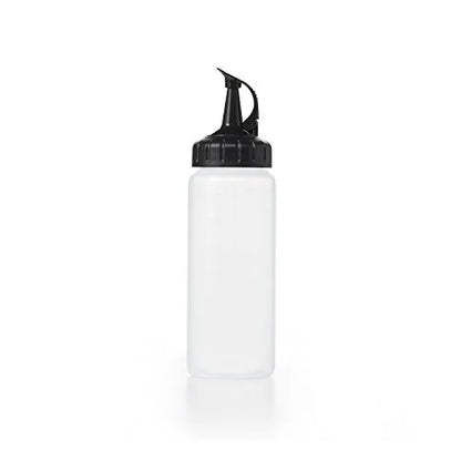 OXO Shaker per Condimenti e Salse 350ml in plastica trasparente colore verde con scala graduata