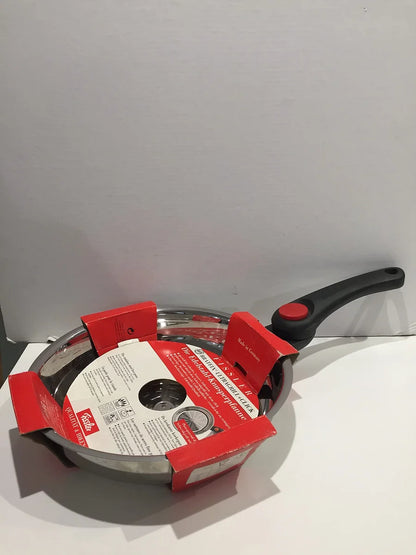 Fissler padella acciaio inox 24cm manico pieghevole