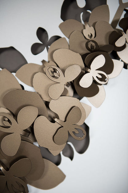 Arts et artisanat - Panneau décoratif moderne à motif d'orchidées