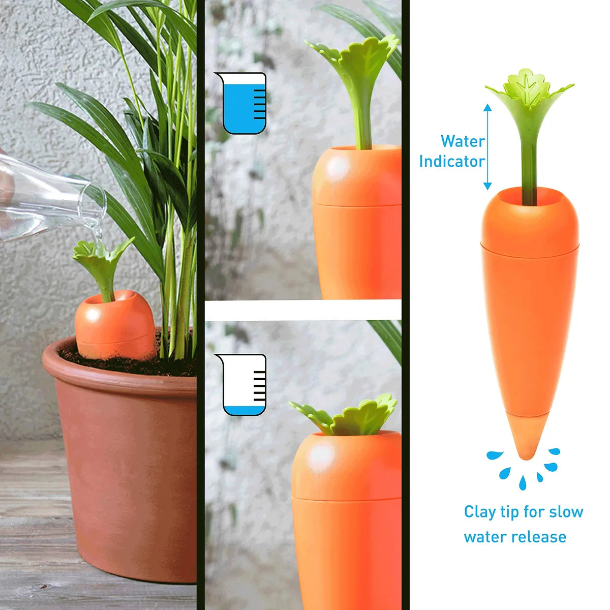 Peleg Design Care-it dispositivo auto-irrigazione arancione - irrigatore piante intelligente