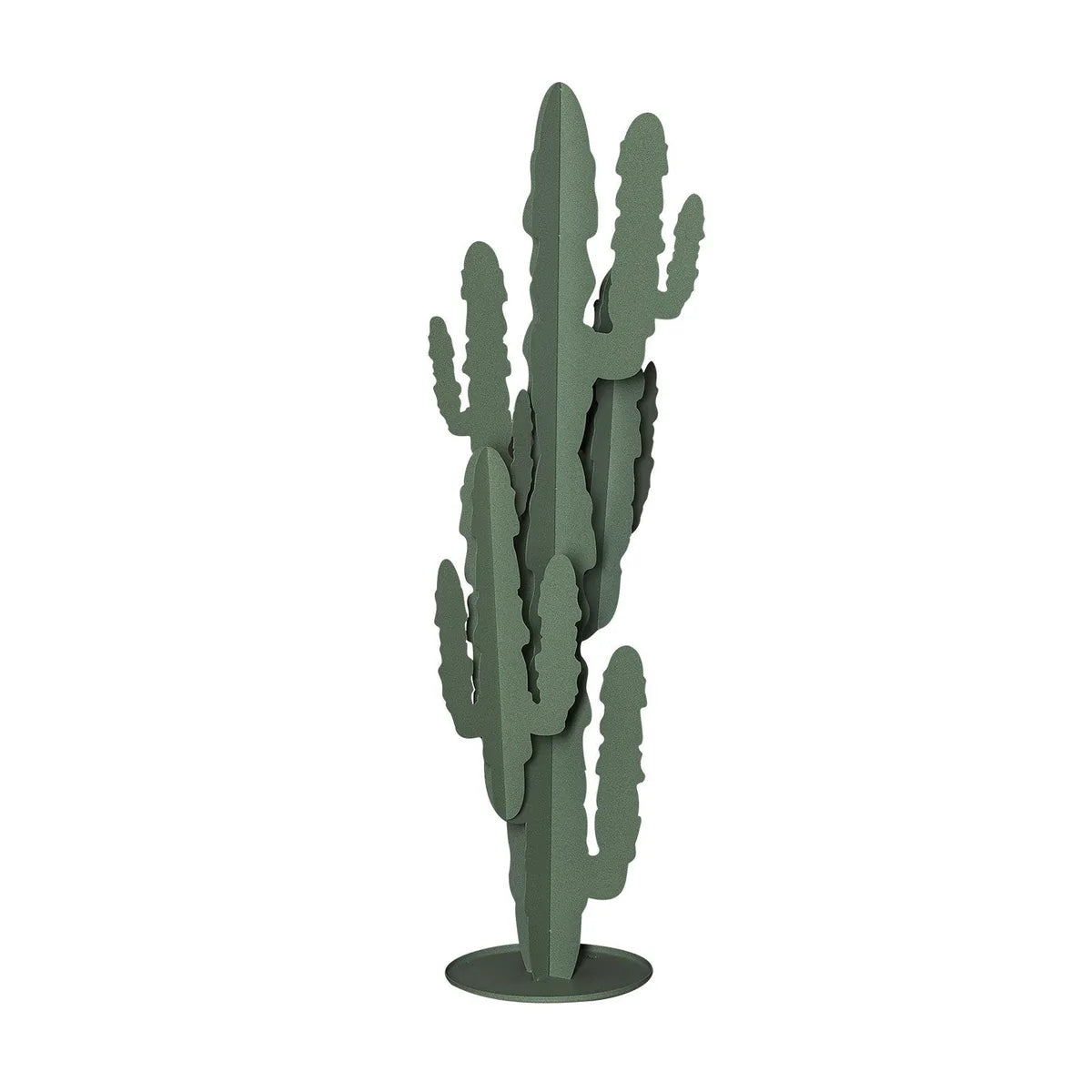 Arti & Mestieri pianta decorativa moderna grande cactus in ferro nero