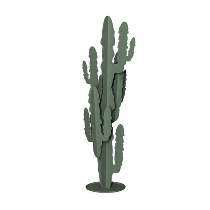 Arti & Mestieri pianta decorativa moderna grande cactus in ferro nero