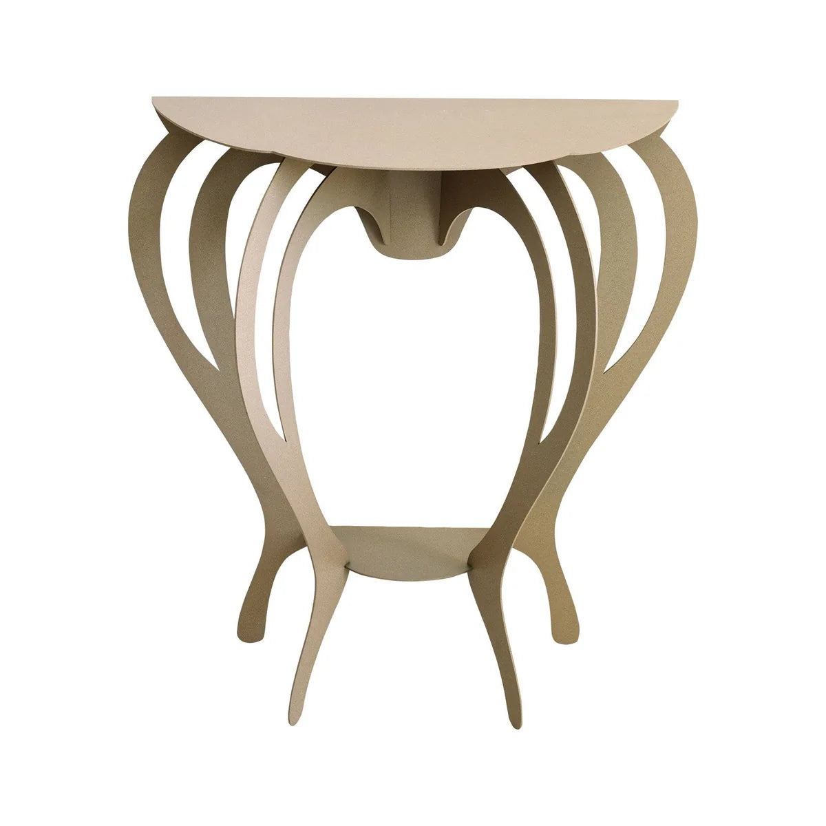 Arti & Mestieri Consolle di Design Ballerina con gambe sinuose e finitura elegante