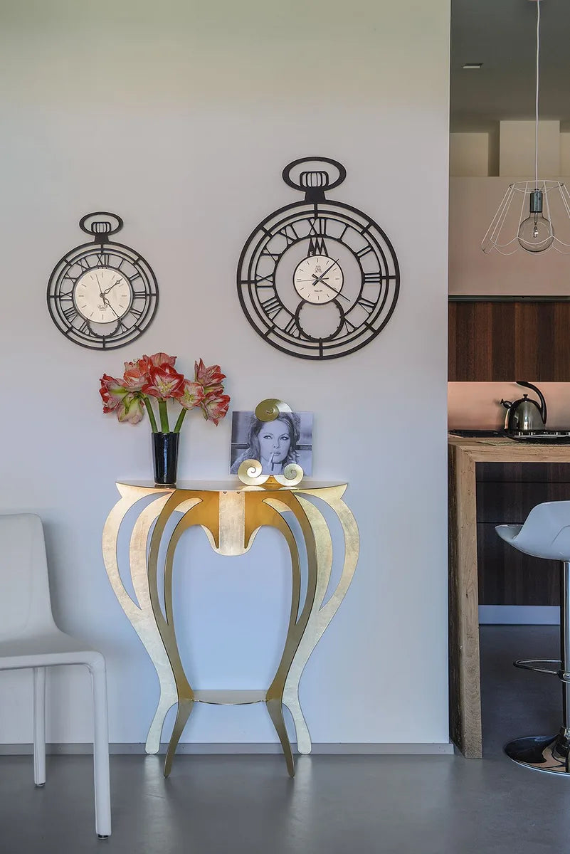 Arti & Mestieri Consolle di Design Ballerina con gambe sinuose e finitura elegante
