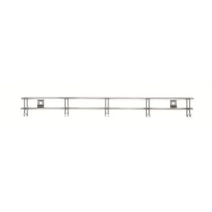 Pintinox barra utensili acciaio inox 5 ganci Ellisse 33 cm
