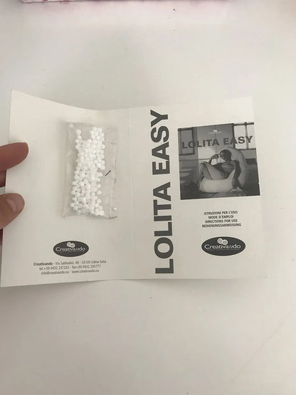 Creativando Lolita Bag poltrona sacco Mucca stampa bianca nera poliestere