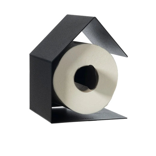 Arti & Mestieri Porta Carta Igienica Da Parete Casetta design casa in legno e metallo