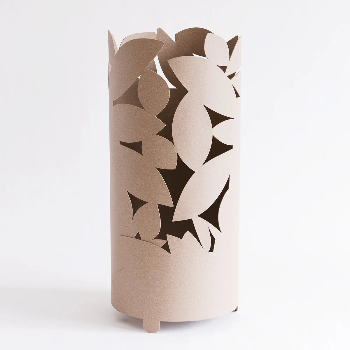 Arti & Mestieri Portaombrelli Di Design Autunno in ferro con foglie intagliate