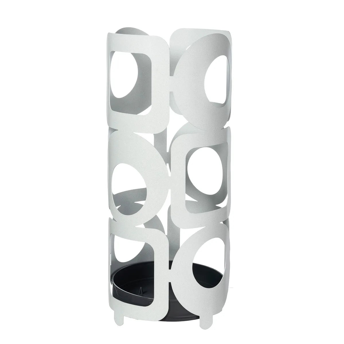 Arti & Mestieri Portaombrelli Moderno Bubbles in ferro - Disponibile in Sabbia, Bianco Marmo e Fango