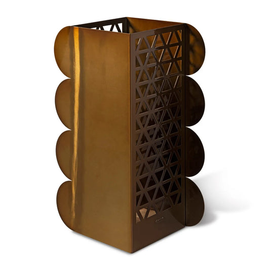 Arti & Mestieri Portaombrelli Piper design geometrico traforato con semicerchi