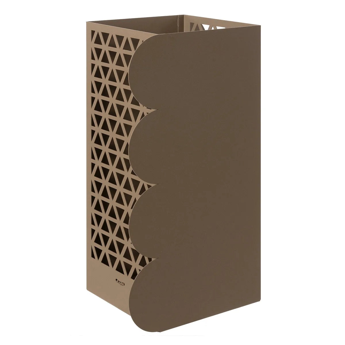 Arti & Mestieri Portaombrelli Piper design geometrico traforato con semicerchi