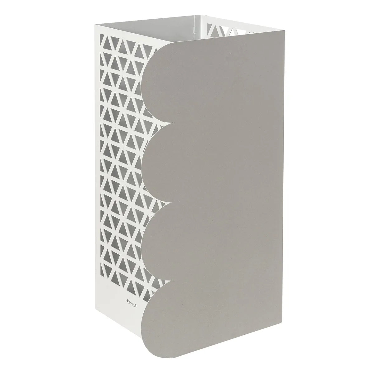 Arti & Mestieri Portaombrelli Piper design geometrico traforato con semicerchi