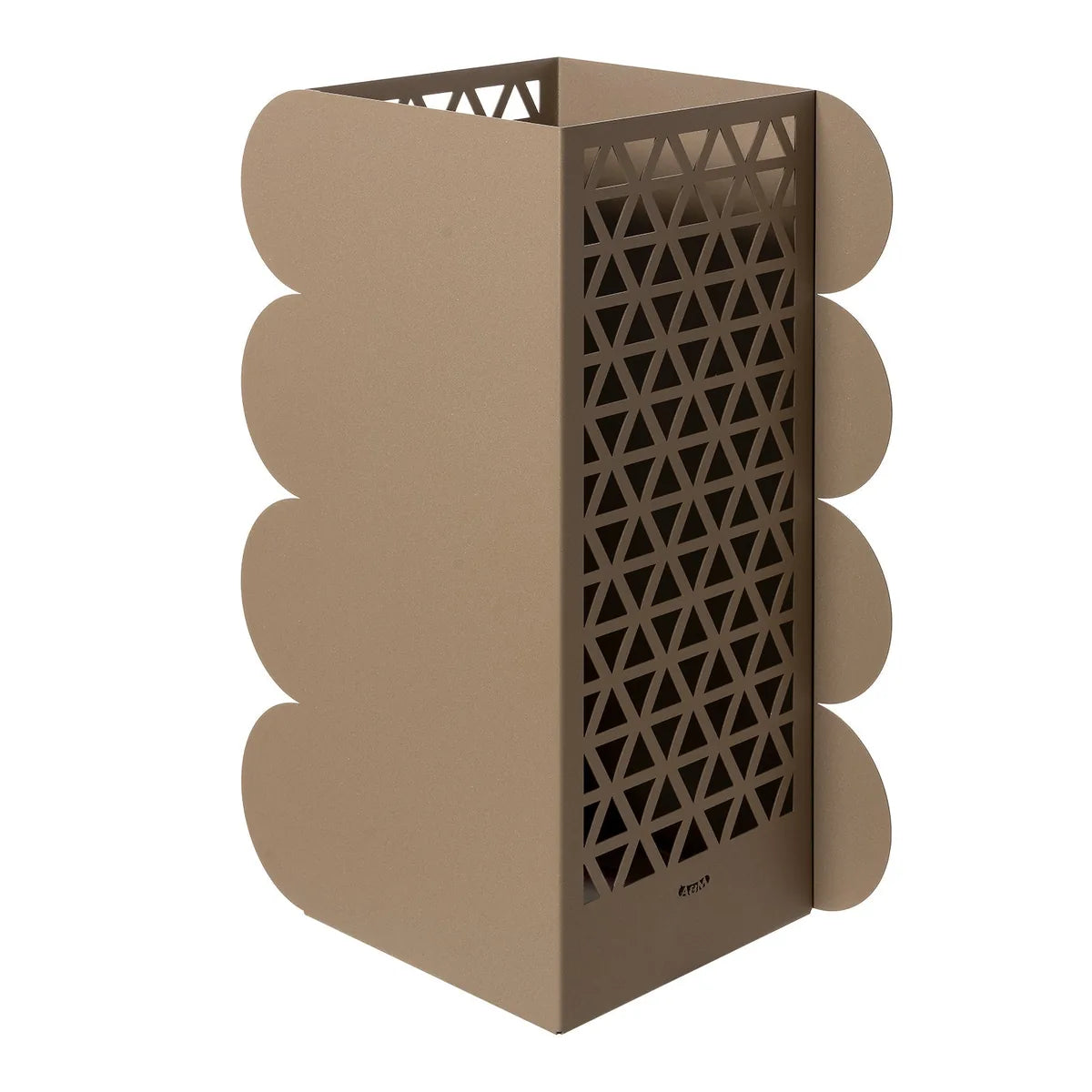 Arti & Mestieri Portaombrelli Piper design geometrico traforato con semicerchi
