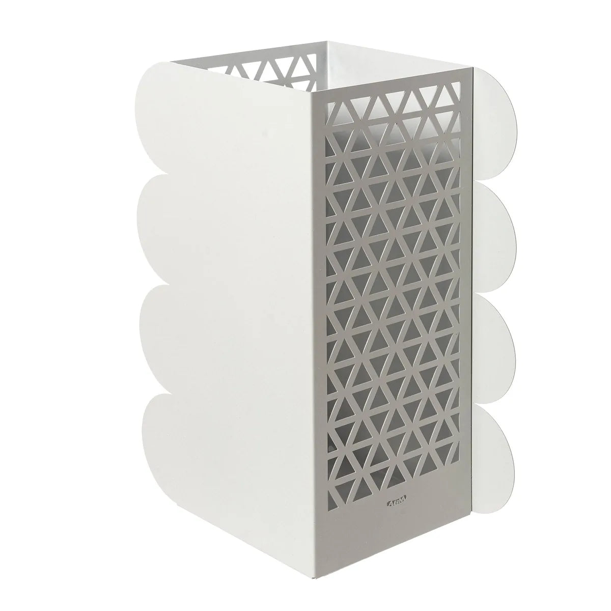 Arti & Mestieri Portaombrelli Piper design geometrico traforato con semicerchi