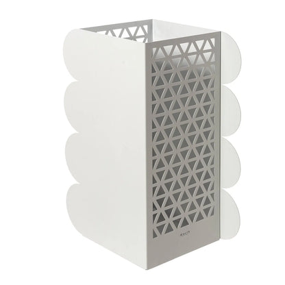 Arti & Mestieri Portaombrelli Piper design geometrico traforato con semicerchi