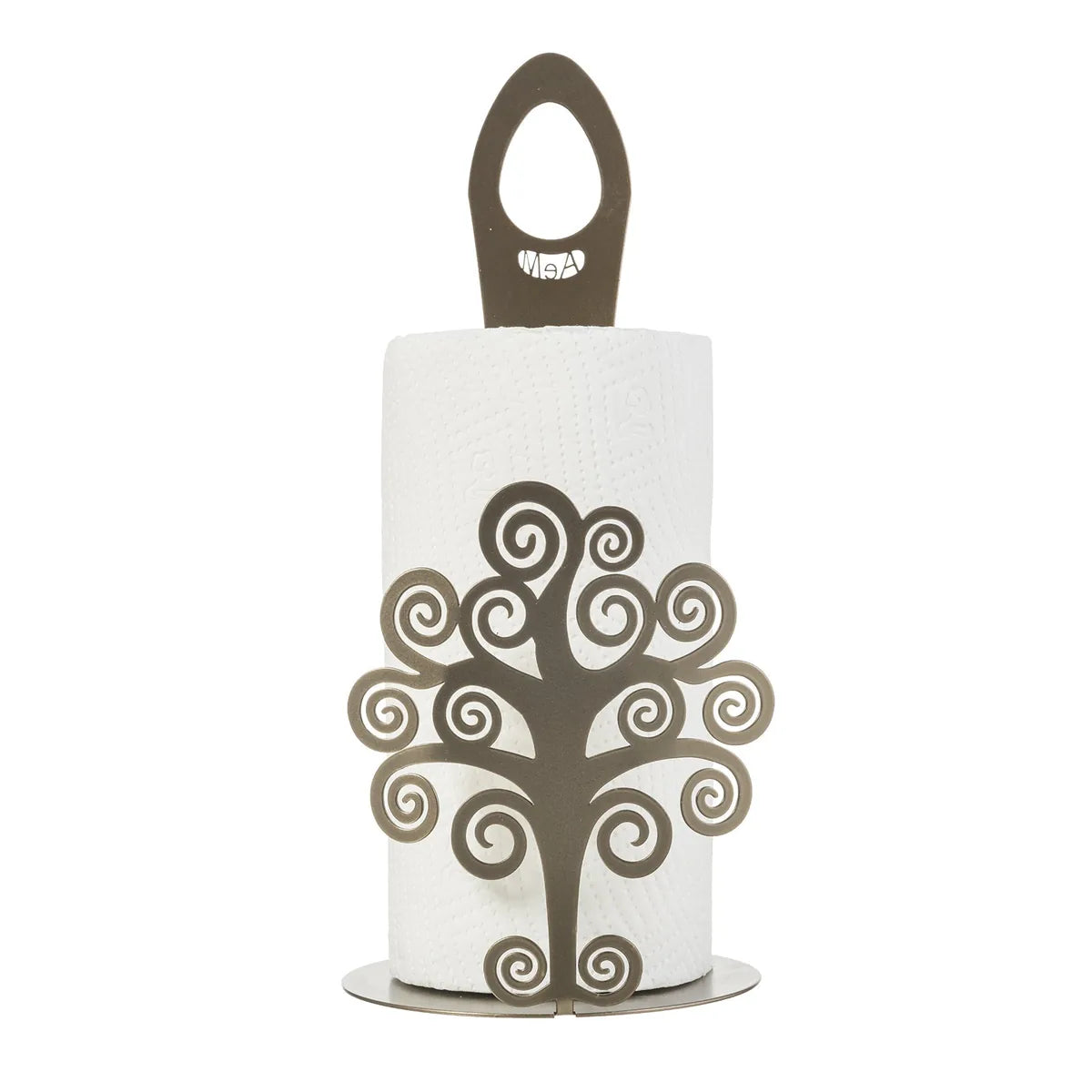Arti & Mestieri Porta Rotoli Cucina Albero della Vita in ferro Beige Bianco Avorio