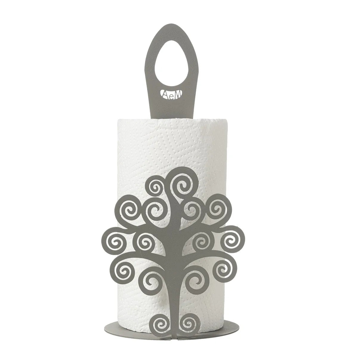 Arti & Mestieri Porta Rotoli Cucina Albero della Vita in ferro Beige Bianco Avorio