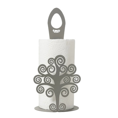Arti & Mestieri Porta Rotoli Cucina Albero della Vita in ferro Beige Bianco Avorio