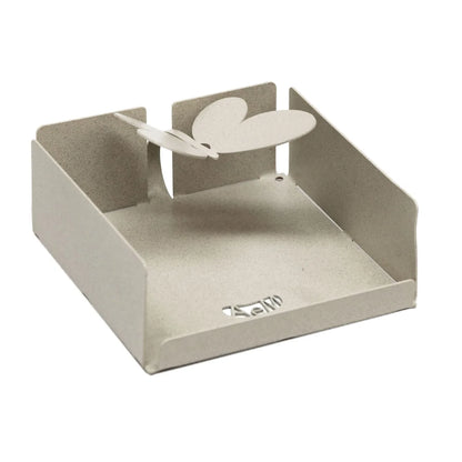 Arti & Mestieri Bomboniera Cresima Porta Salviette Butterfly ferro Avorio Beige Bianco
