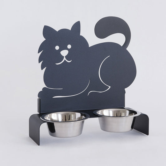Arts et artisanat - Support pour gamelle pour chat