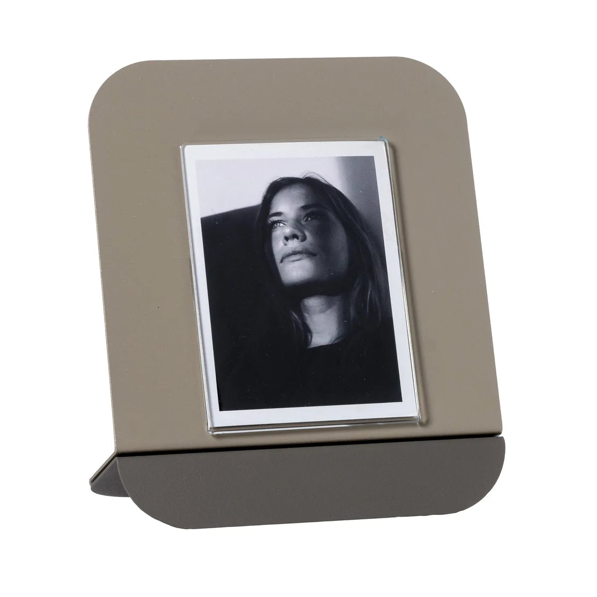 Arti & Mestieri Portafoto Altamarea Piccolo in ferro, disponibile nei colori Oro laccato/Nero, Nero/Oro laccato e Sabbia/Fang