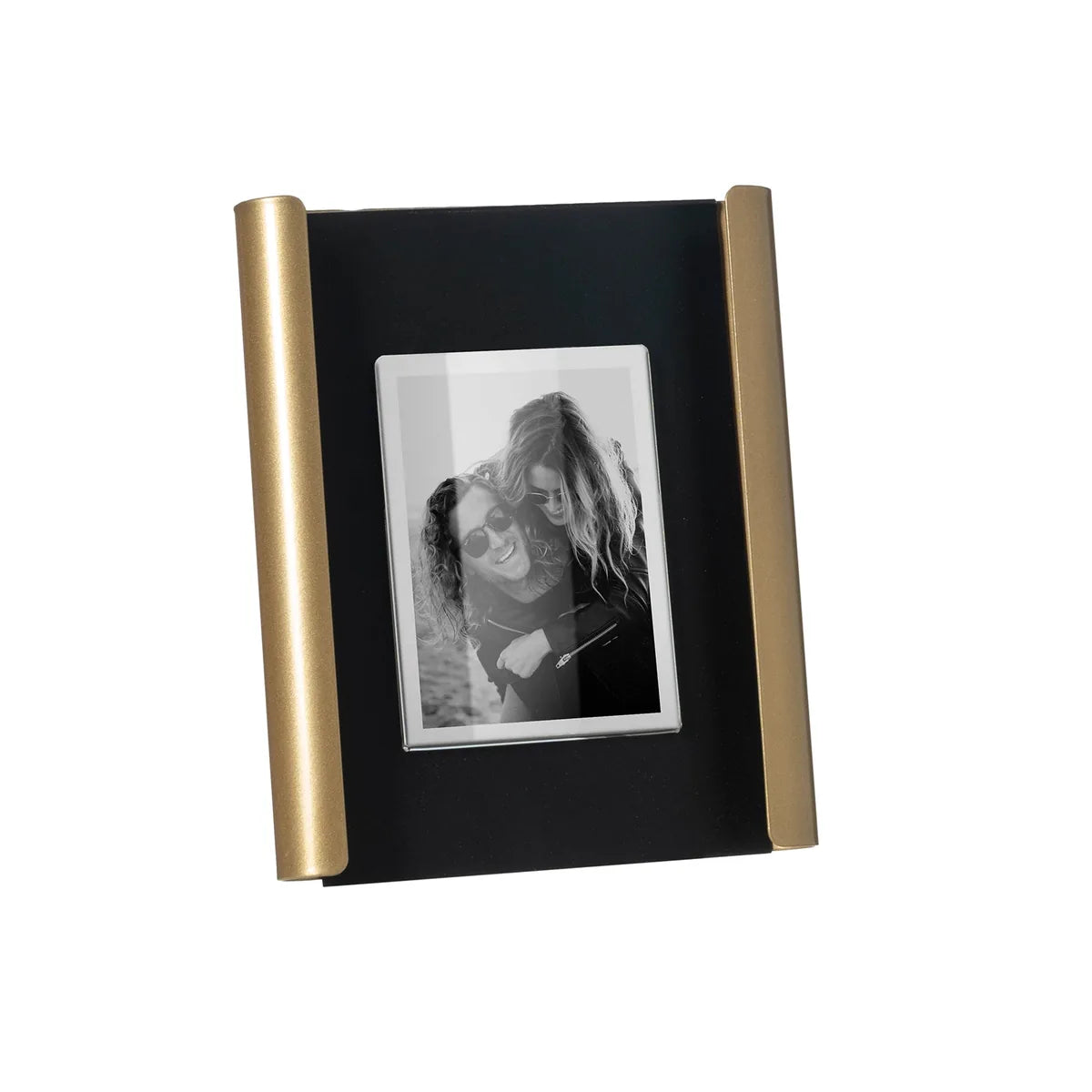 Arti & Mestieri portafoto design Angel piccolo ferro Oro laccato Nero