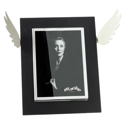 Arti & Mestieri Portafoto Icaro Grande design con ali stilizzate, cornice decorativa Made in Italy