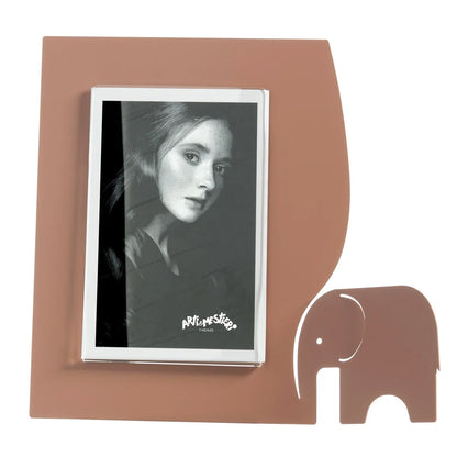 Arti & Mestieri Portafoto Elefantino Grande con sagoma elefante, cornice minimale design italiano