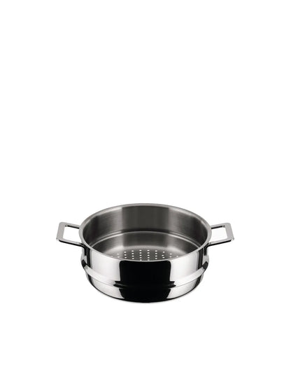 Alessi Set Cestello Vapore Pots&Pans acciaio inossidabile diametro 24 cm design Jasper Morrison