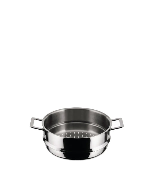 Alessi Set Cestello Vapore Pots&Pans acciaio inossidabile diametro 24 cm design Jasper Morrison