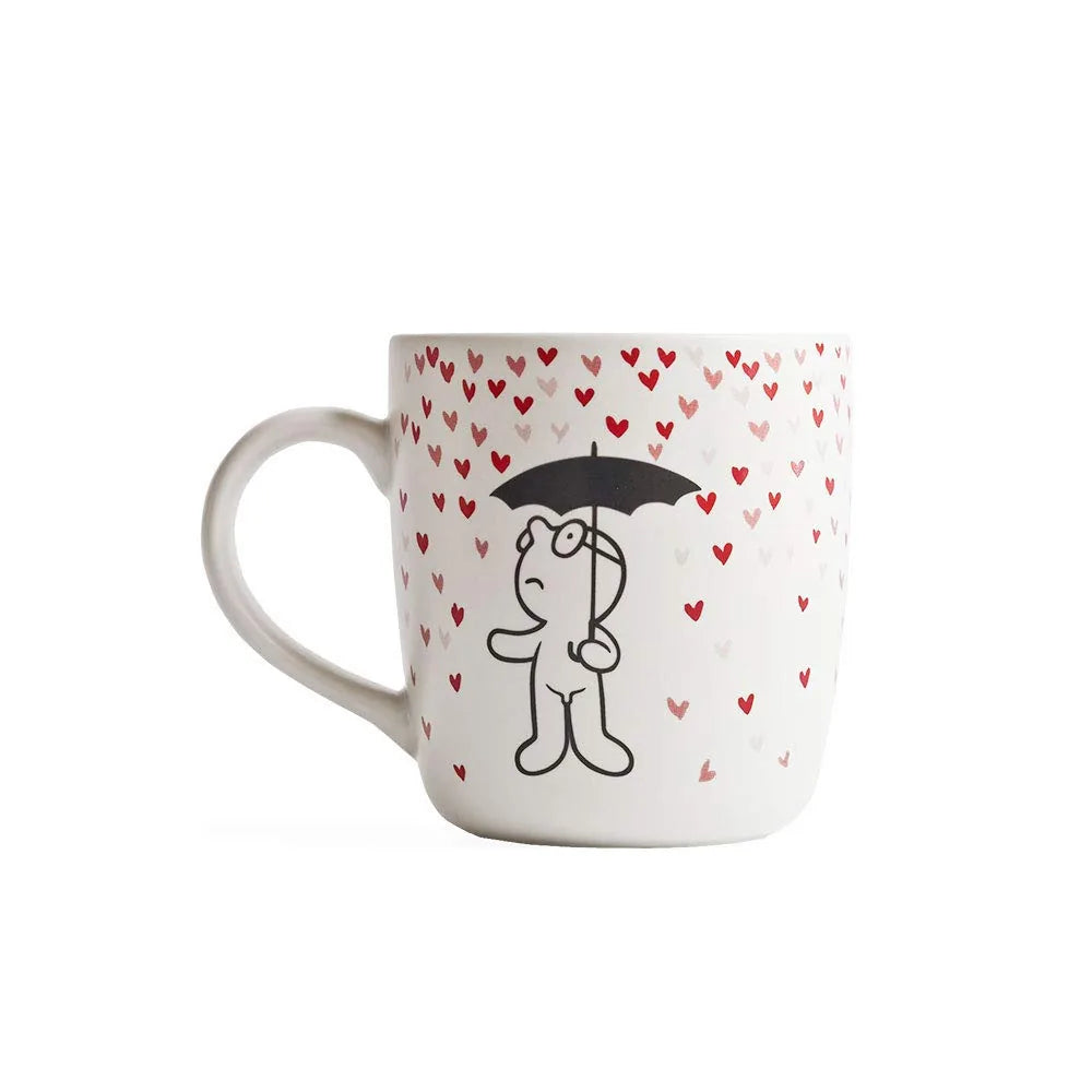 Propaganda tazza da caffè in ceramica con scritta amore - design italiano Stilmobili