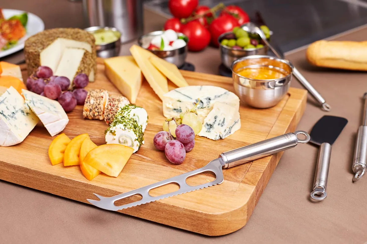 Rösle coltello da formaggio lama seghettata acciaio inox
