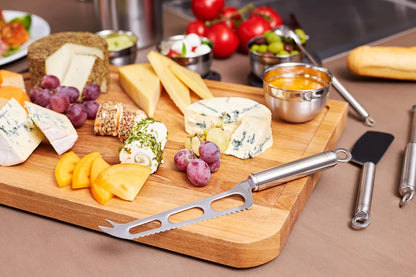 Rösle coltello da formaggio lama seghettata acciaio inox