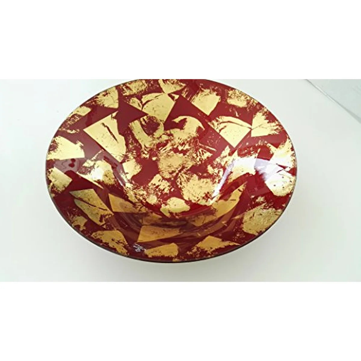 Scherzer Centrotavola in vetro Chic rosso 41,5cm - design tedesco per tavola