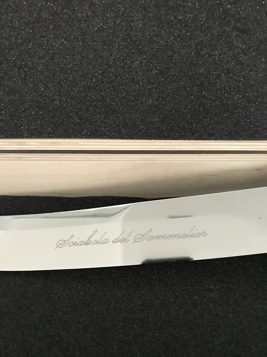 Schonhuber Sciabola Sommelier 50cm acciaio inossidabile - strumento per champagne e vini spumanti
