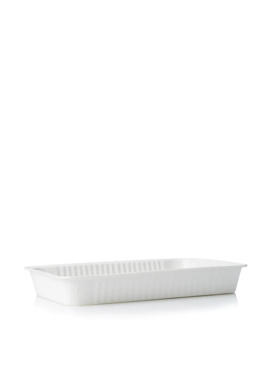 Seletti teglia rettangolare porcellana bianca 31,5x21,5 cm