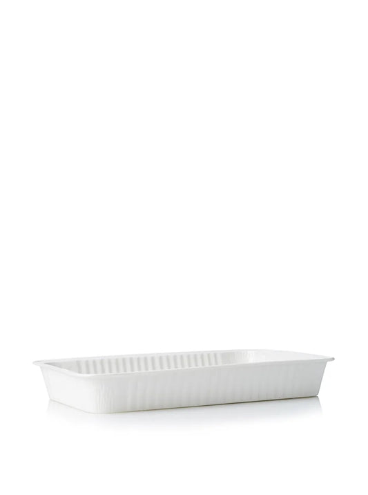 Seletti teglia rettangolare porcellana bianca 31,5x21,5 cm